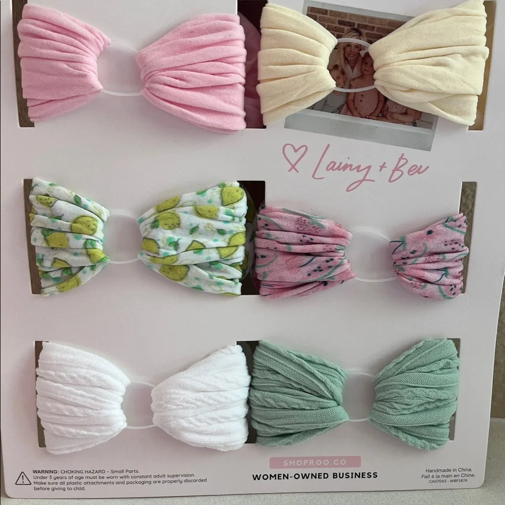 Baby/ Kids Headbands Set - Pink, Yellow, Green, White, Floral